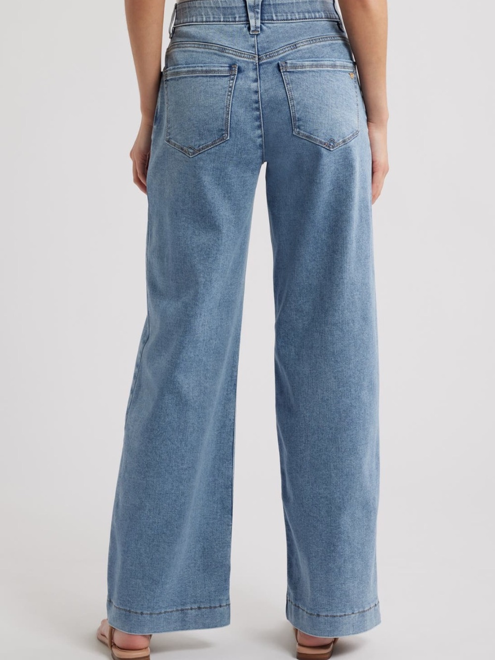 NWOT Wit & Wisdom Wide Leg High-Rise Jeans with elastic waist - Picture 2 of 4